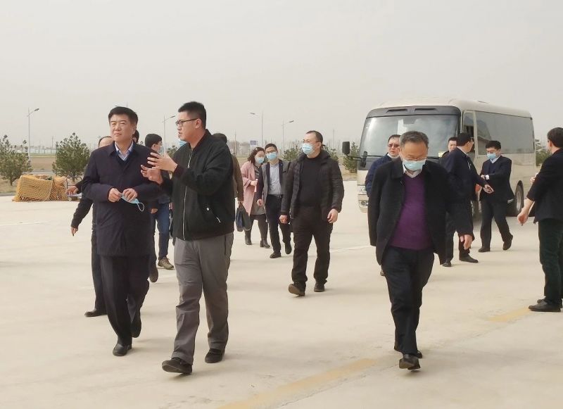沈陽鄭州兩地應急管理部門領(lǐng)導考察獵鷹安陽制造中心