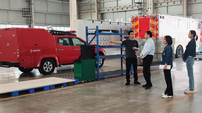 安陽縣縣長馬衛(wèi)一行到獵鷹考察調(diào)研